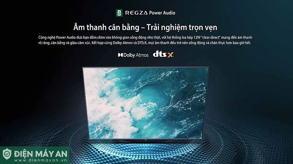 Smart Tivi QLED Toshiba AI 4K 43 inch 43M450RP